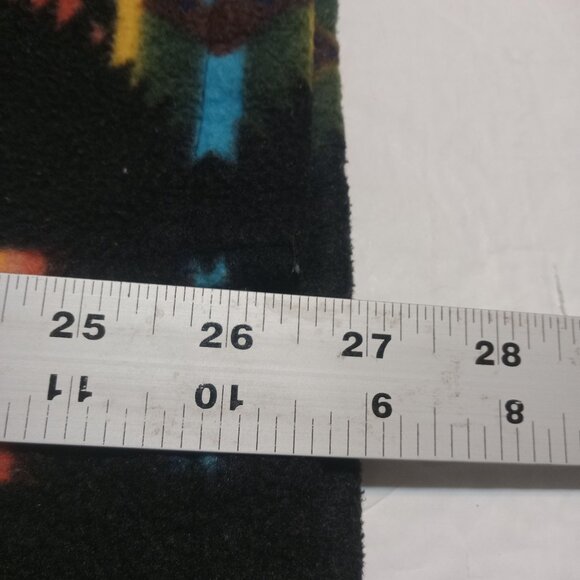 Western Trading Blankets Hooded Full Zip Fleece Aztec Southwestern Jacket L - Picture 8 of 8